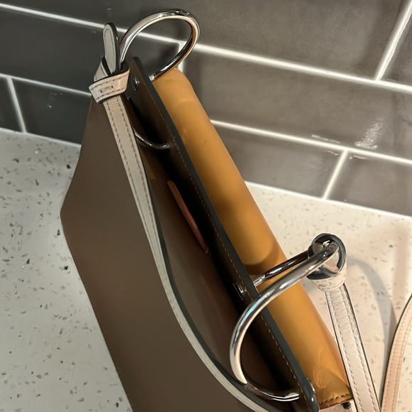 Danse Lente Phoebe Bag Purse Tan & Beige Leather - EUC! - Picture 6 of 13